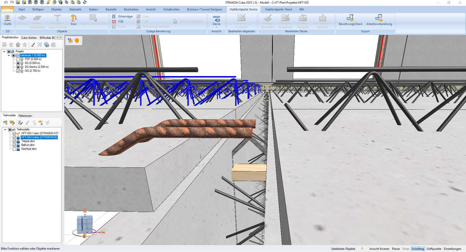 Semi-finished part planning