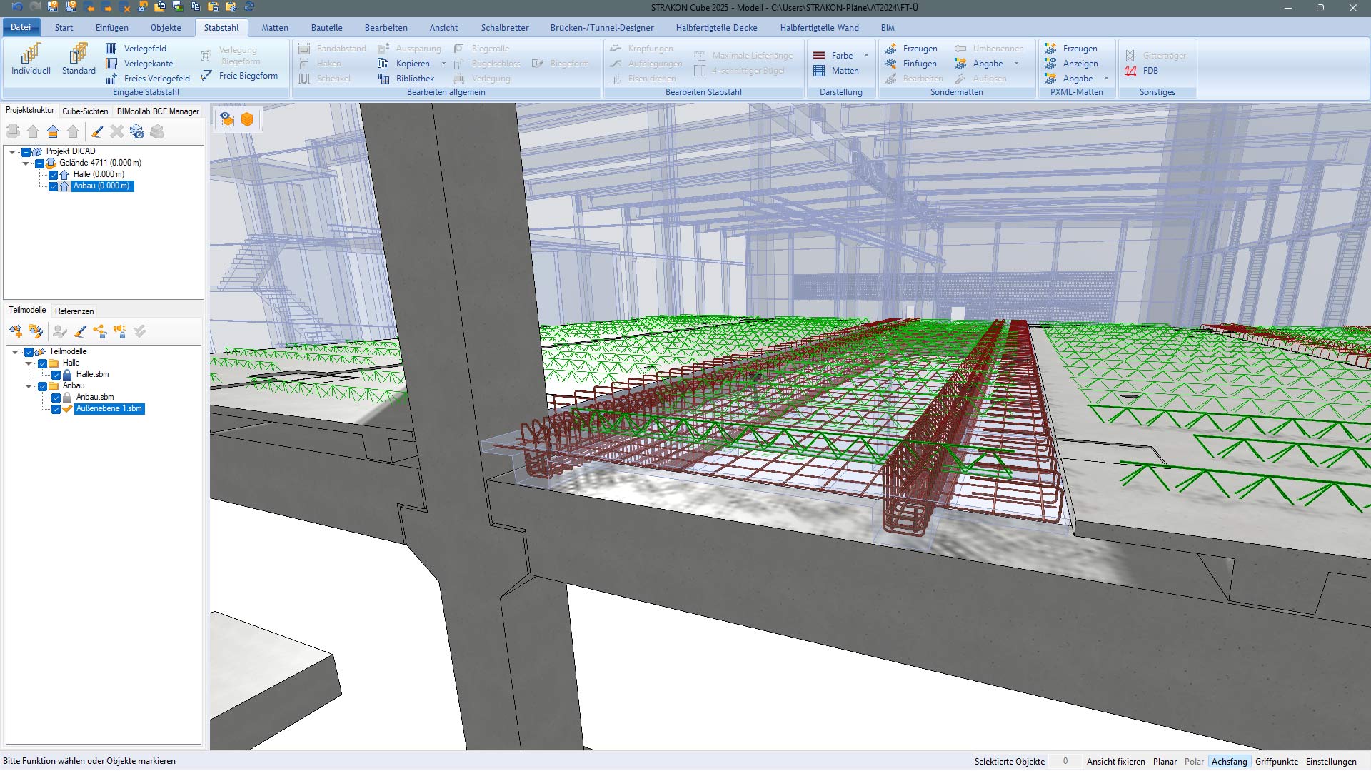 Structural precast parts