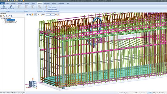 Reinforcement design girder